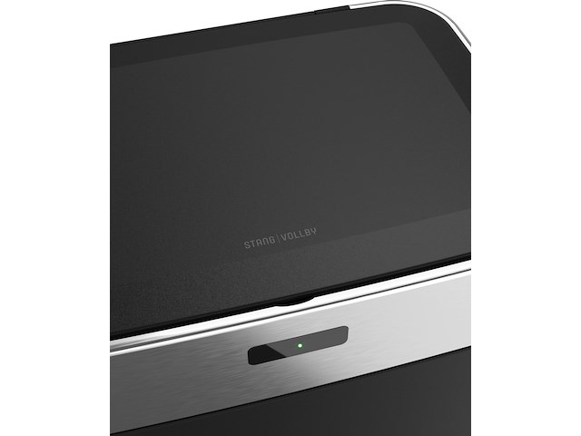 Stangvollby gimo - sensor prullenbak - 25l - rvs - zwart - afbeelding 5 van  7