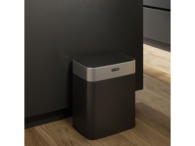 Stangvollby gimo - sensor prullenbak - 25l - rvs - zwart - afbeelding 6 van  7