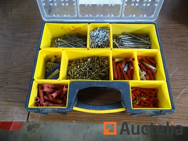 Stanley box met verschillend bevestigingsmiddelen - afbeelding 4 van  12