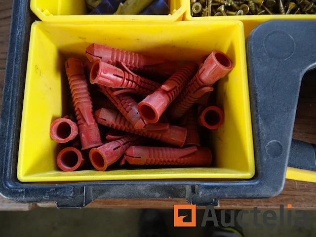 Stanley box met verschillend bevestigingsmiddelen - afbeelding 12 van  12