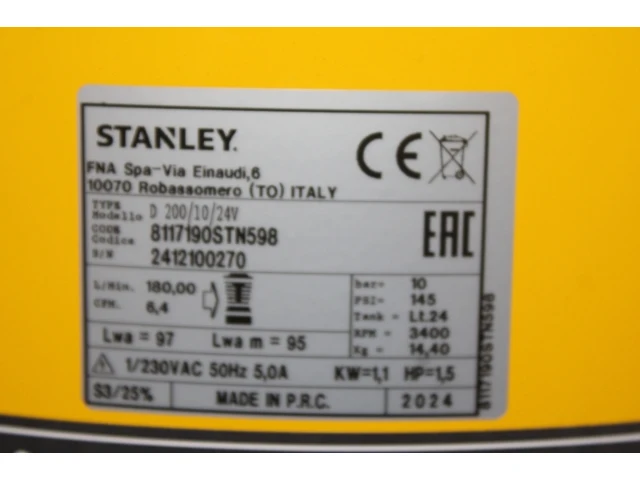 Stanley compressor - afbeelding 4 van  6