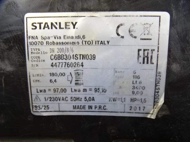 Stanley compressor - afbeelding 4 van  4
