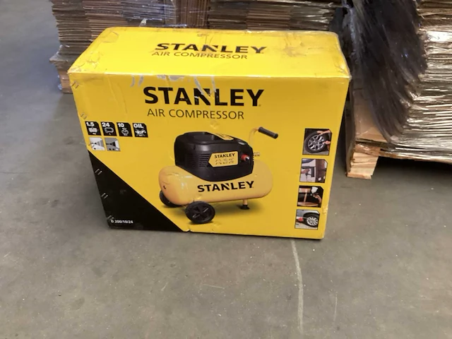 Stanley d200/10/24 luchtcompressor 1,5 pk, 10 bar - afbeelding 1 van  4
