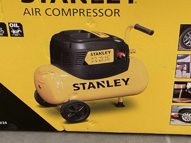 Stanley d200/10/24 luchtcompressor 1,5 pk, 10 bar - afbeelding 2 van  4