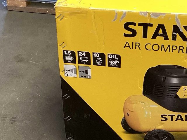 Stanley d200/10/24 luchtcompressor 1,5 pk, 10 bar - afbeelding 3 van  4