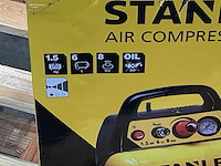 Stanley d200/8/6 luchtcompressor 1,5 pk, draagbaar, 8 bar, met accessoires - afbeelding 3 van  7