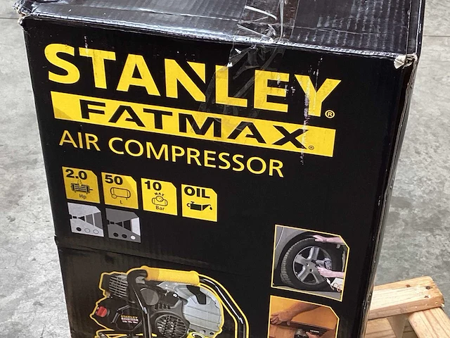 Stanley fatmax fmxcm0047e luchtcompressor 2 pk, 10 bar - afbeelding 2 van  8