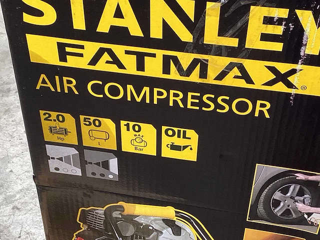Stanley fatmax fmxcm0047e luchtcompressor 2 pk, 10 bar - afbeelding 3 van  8
