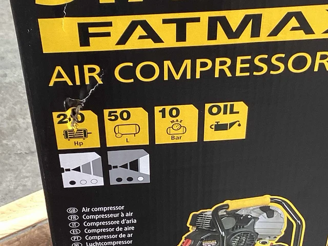 Stanley fatmax fmxcm0047e luchtcompressor 2 pk, 10 bar - afbeelding 5 van  8