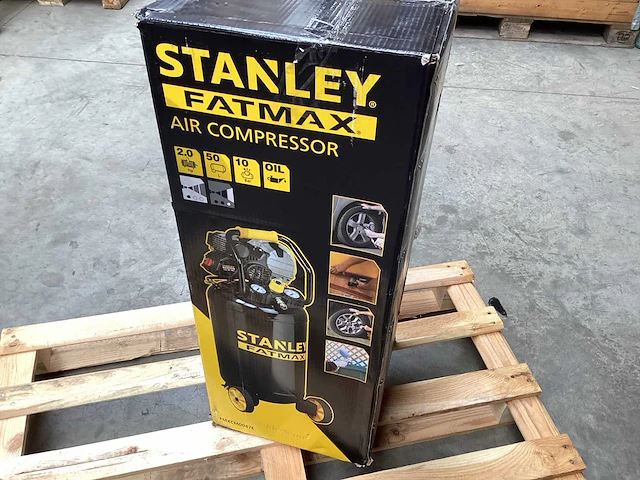 Stanley fatmax fmxcm0047e luchtcompressor 2 pk, 10 bar - afbeelding 1 van  8