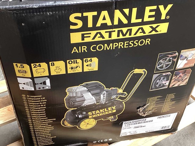 Stanley fatmax fmxcm0051e luchtcompressor 1,5 pk, 8 bar - afbeelding 3 van  5