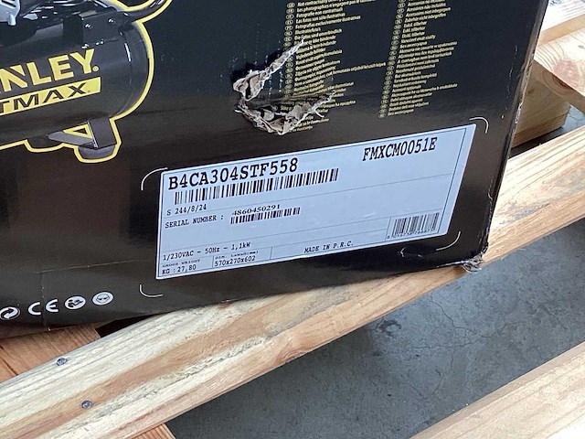 Stanley fatmax fmxcm0051e luchtcompressor 1,5 pk, 8 bar - afbeelding 4 van  5