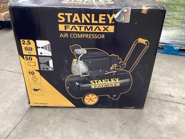 Stanley fatmax fmxcm0064e luchtcompressor 2 pk, 10 bar, 50 liter - afbeelding 1 van  5