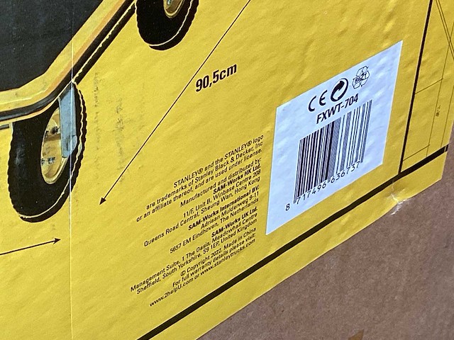 Stanley fatmax fxwt-704 plateauwagen, 350 kg - afbeelding 4 van  5