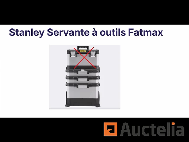 Stanley fatmax mp 3-delige werkplaatswagen op wielen - afbeelding 1 van  1