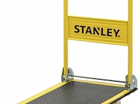 Stanley platformwagen - draagcapaciteit max. 150kg - opvouwbare plateauwagen - 73,5 x 47 x 83 cm - geel/zwart - afbeelding 3 van  4