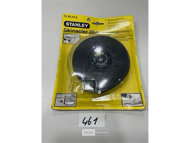 Stanley rolmeter 20 meter gehaard staal - afbeelding 1 van  3