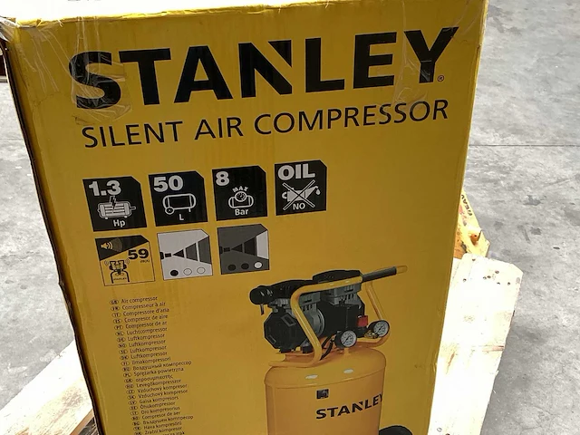 Stanley sxcms1350ve luchtcompressor 1,3 pk, 8 bar - afbeelding 3 van  4