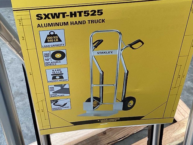 Stanley sxwt-ht525 steekwagen, 200 kg - afbeelding 3 van  5