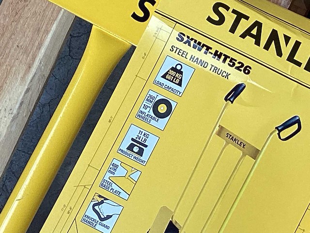 Stanley sxwt-ht526 steekwagen, 300 kg - afbeelding 3 van  3