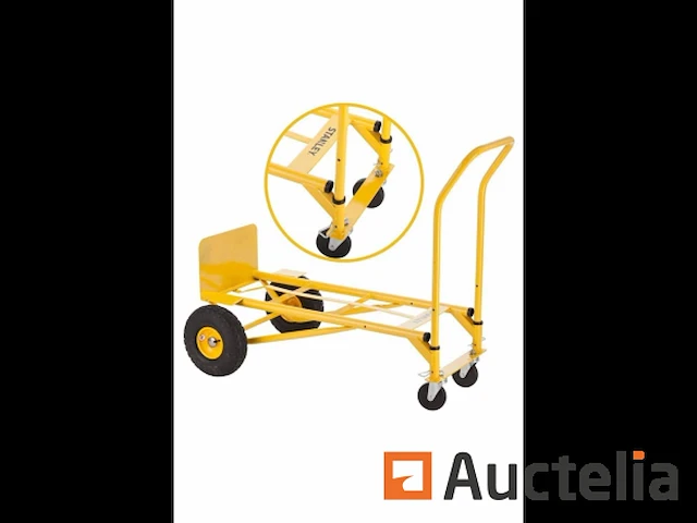 Stanley sxwtd-mt519 multifunctioneel steekwagen, geel, 200kg - afbeelding 3 van  6