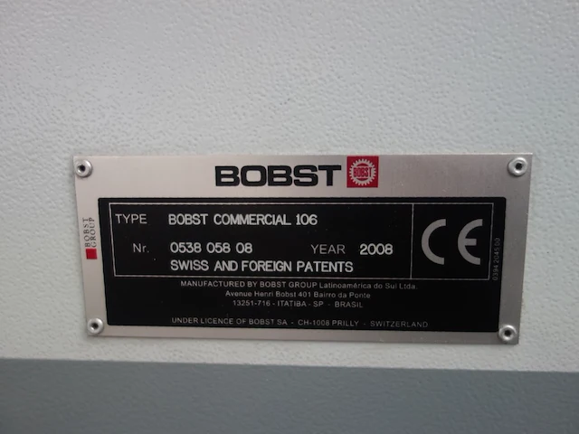 Stansmachine bobst - afbeelding 4 van  31
