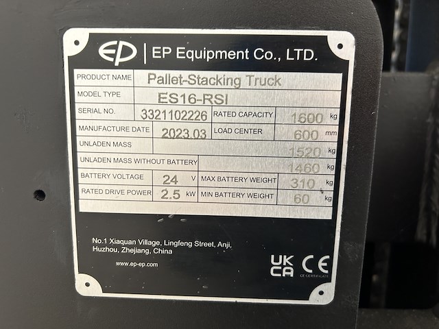 Stapelaar ep es16-rsi - bj 2022 - afbeelding 8 van  9