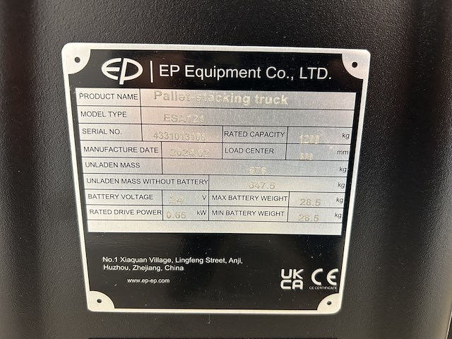 Stapelaar ep esa121 - bj 2024 - afbeelding 7 van  8