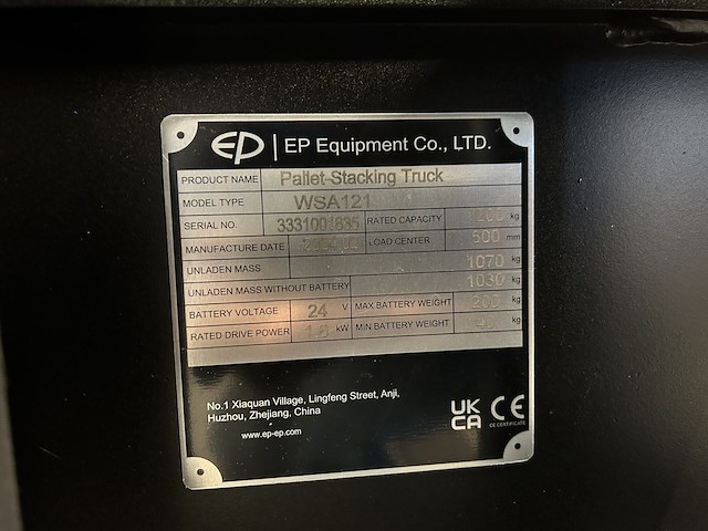 Stapelaar ep wsa121 t4500 - bj 2024 - afbeelding 5 van  6