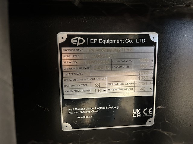 Stapelaar ep wsa121 t4500 - bj 2024 - afbeelding 4 van  6