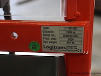 Stapelaar logitrans lf1001/1600, bj 2006, cap 1000kg - afbeelding 2 van  3