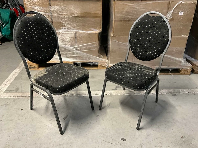 Stapelbare conferentiestoelen (2x) - afbeelding 1 van  6