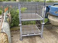 Stapelbare palletkooi (2x) - afbeelding 1 van  1