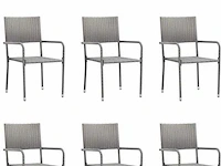 Stapelbare tuinstoel - (x6) - afbeelding 1 van  2