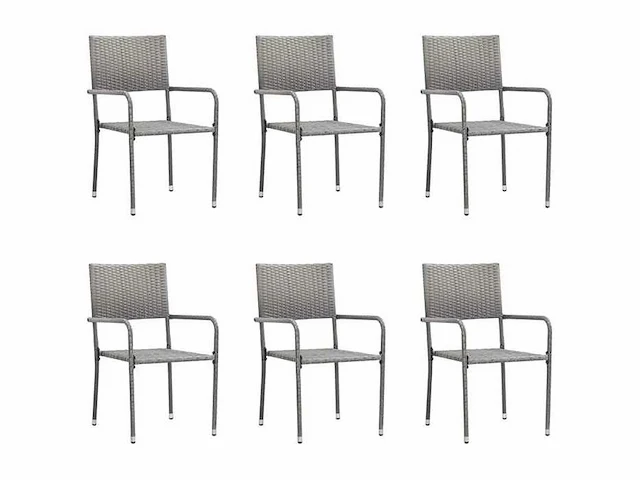 Stapelbare tuinstoel - (x6) - afbeelding 2 van  2