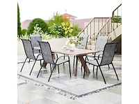 Stapelbare tuinstoelen (x6) - afbeelding 3 van  8