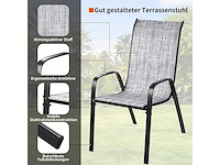 Stapelbare tuinstoelen (x6) - afbeelding 5 van  8