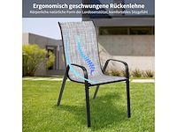 Stapelbare tuinstoelen (x6) - afbeelding 6 van  8