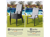 Stapelbare tuinstoelen (x6) - afbeelding 7 van  8