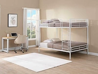 Stapelbed - 2 x 120 x 190 cm - wit - afbeelding 1 van  6