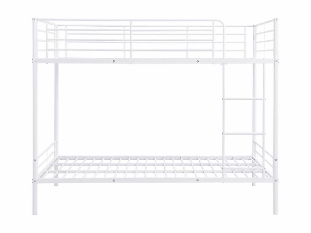 Stapelbed - 2 x 120 x 190 cm - wit - afbeelding 3 van  6