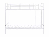 Stapelbed - 2 x 120 x 190 cm - wit - afbeelding 3 van  6