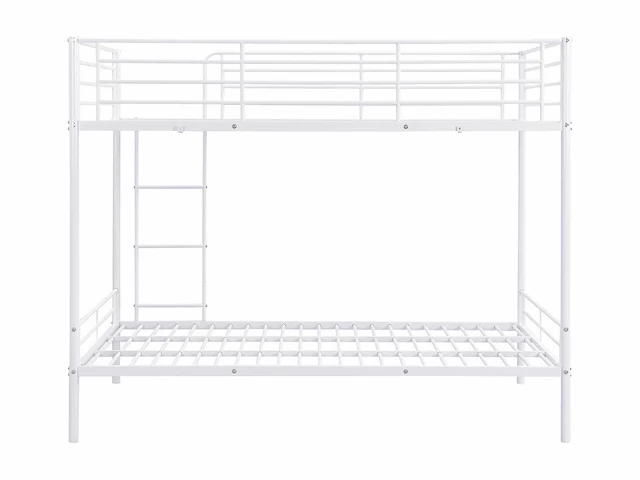 Stapelbed - 2 x 120 x 190 cm - wit - afbeelding 4 van  6