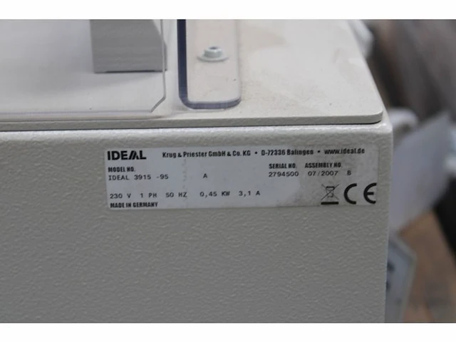 Stapelsnijmachine ideal 3915-95 - afbeelding 3 van  3
