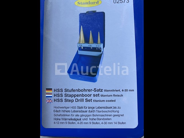 Stappenboor set stanford 3 delig - afbeelding 4 van  4