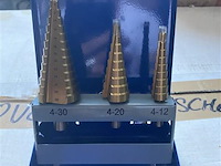 Stappenboor set stanford 3 delig - afbeelding 1 van  3