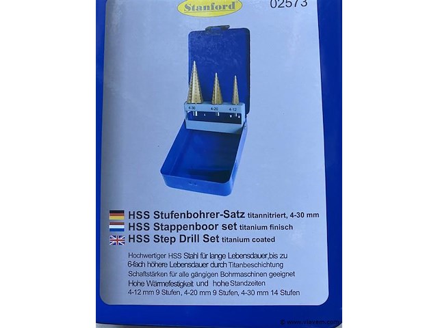 Stappenboor set stanford 3 delig - afbeelding 3 van  3