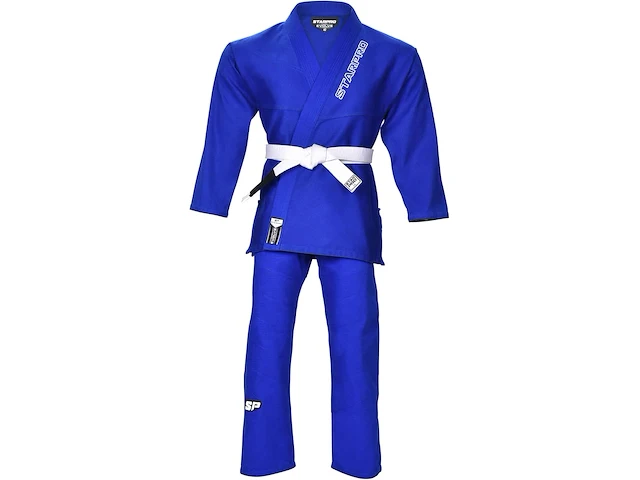 Starpro | evolve preshrunk jiu jitsu gi, bjj gi heren, blauw, maat a5 - afbeelding 3 van  5