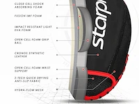 Starpro f55 bokspads gebogen focus mitts - afbeelding 4 van  4