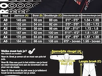Starpro | ronin voorgekrompen premium jiu jitsu gi - afbeelding 3 van  4